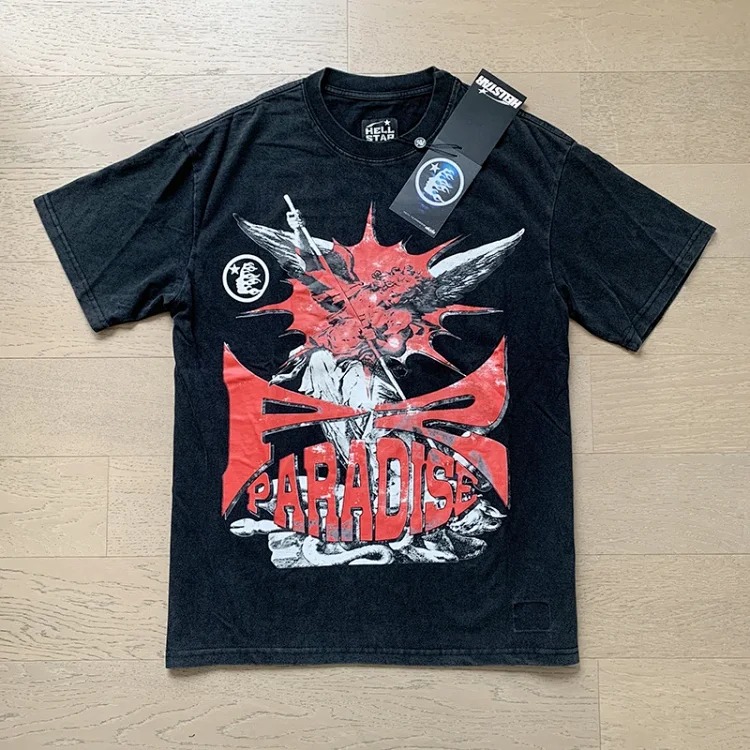 Printed double yarn pure cotton casual men's and women's summer casual loose short-sleeved T-shirts
