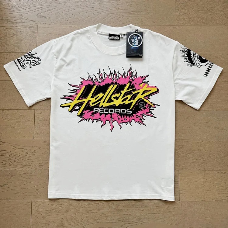 Printed double yarn pure cotton casual men's and women's summer casual loose short-sleeved T-shirts