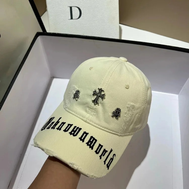 Personalized washed hole duck baseball cap