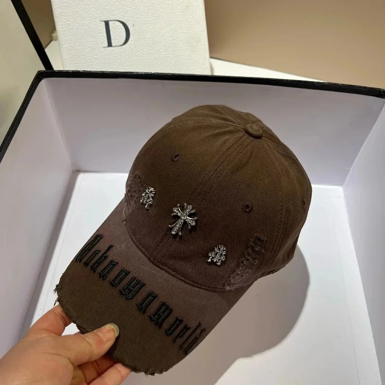Personalized washed hole duck baseball cap