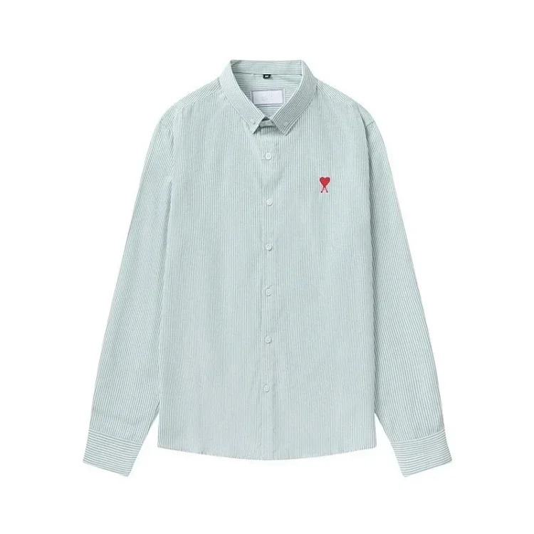 Love embroidered cotton shirt for men and women