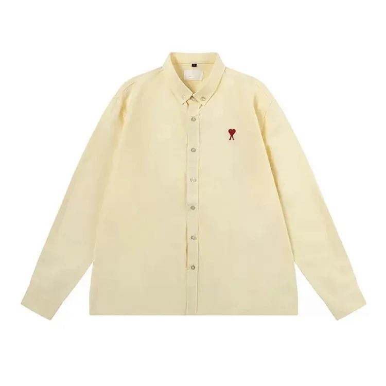 Love embroidered cotton shirt for men and women