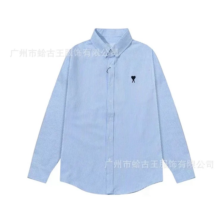 Love embroidered cotton shirt for men and women