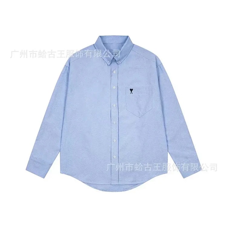 Love embroidered cotton shirt for men and women