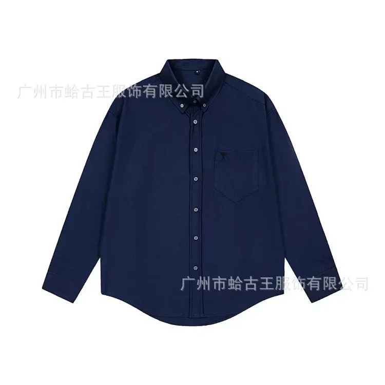 Love embroidered cotton shirt for men and women