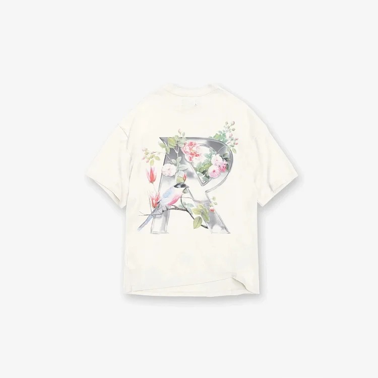 Washed distressed short-sleeved collection Doberman vintage retro heavyweight T-shirt