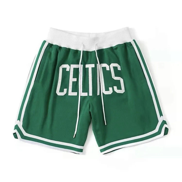 Heavyweight JustDon Lakers Magic Heat James Kobe embroidered mesh hip hop basketball sports shorts