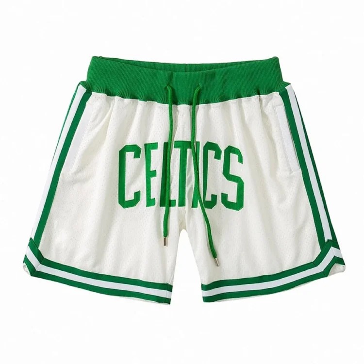 Heavyweight JustDon Lakers Magic Heat James Kobe embroidered mesh hip hop basketball sports shorts
