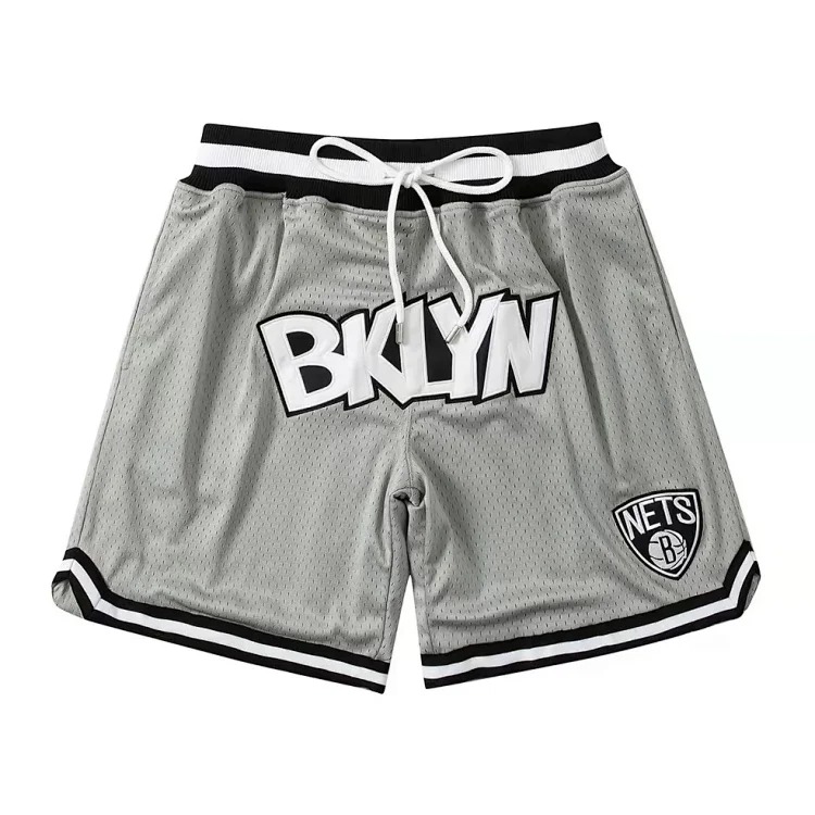 Heavyweight JustDon Lakers Magic Heat James Kobe embroidered mesh hip hop basketball sports shorts