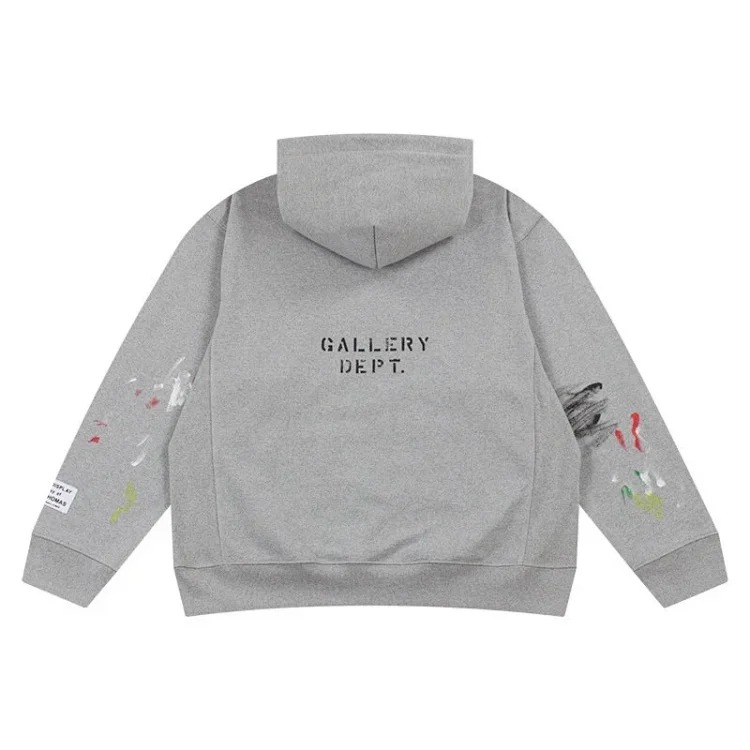 Letter print splash ink graffiti American high street fashion brand