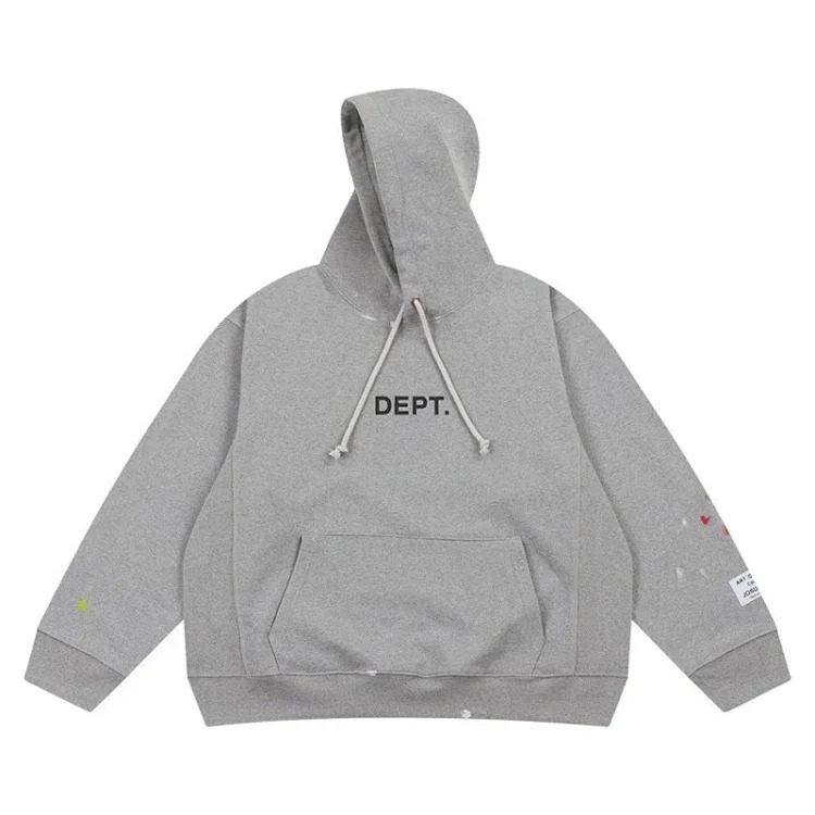 Letter print splash ink graffiti American high street fashion brand