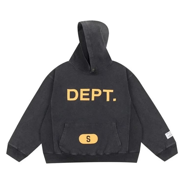 Letter print splash ink graffiti American high street fashion brand