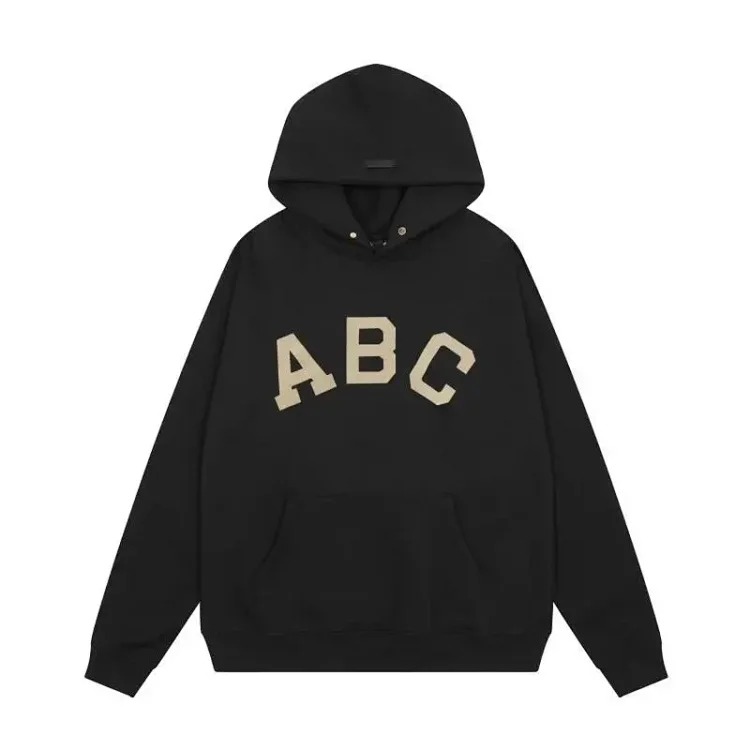 Hooded sweatshirt plus velvet spring and autumn couple's coat
