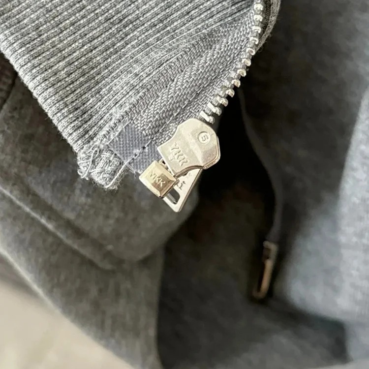 Classic love hooded zipper sweatshirt