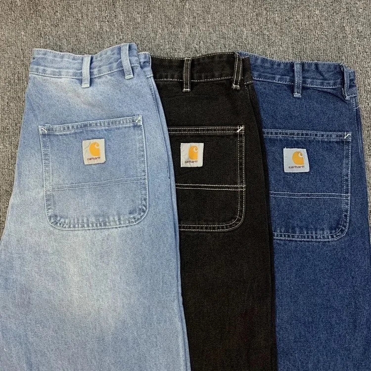 CARHARTT WIP SIMPLE PANT Carhart straight-leg washed casual jeans