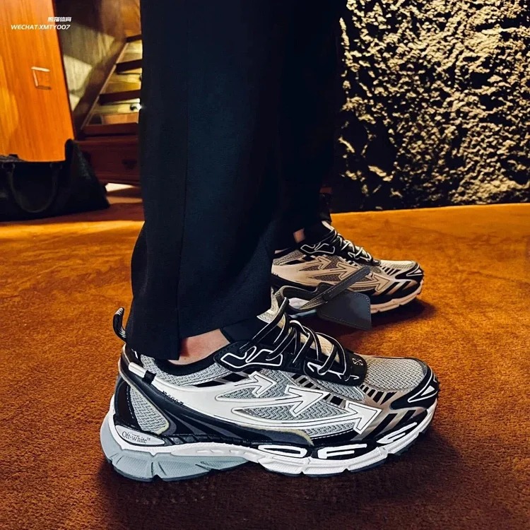 OFF-White C/O VirGil Abloh joint retro dad mountaineering sports and casual shoes