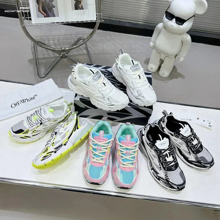 OFF-White C/O VirGil Abloh joint retro dad mountaineering sports and casual shoes