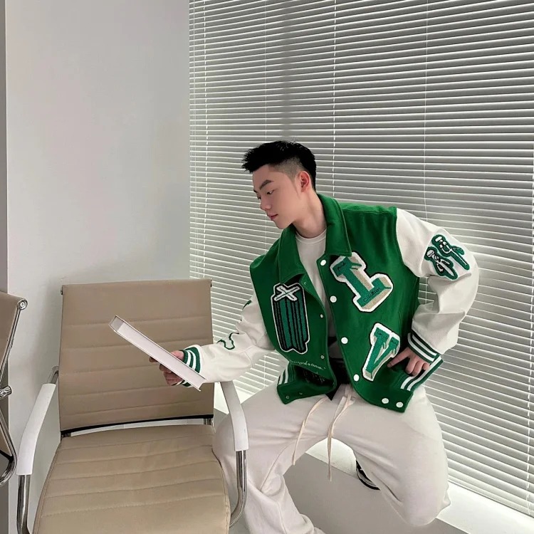 V Wizard of Oz baseball uniform jacket for men and women