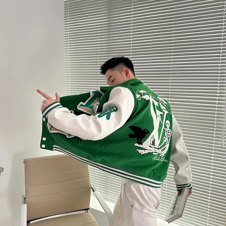 V Wizard of Oz baseball uniform jacket for men and women