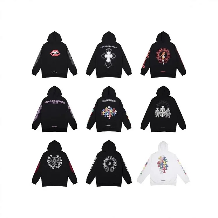 Chrome Hearts CH cross hooded sweatshirt is versatile and fashionable