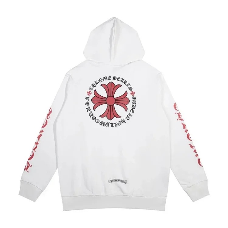 CH cross hooded sweatshirt is versatile and fashionable