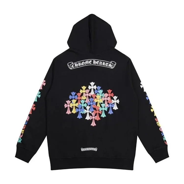 CH cross hooded sweatshirt is versatile and fashionable