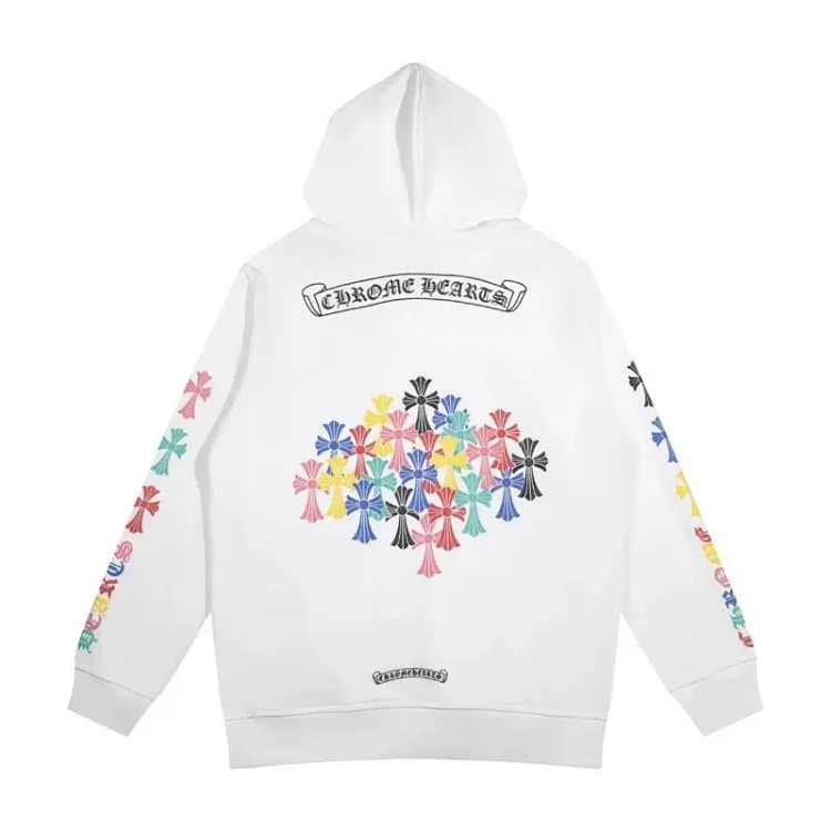CH cross hooded sweatshirt is versatile and fashionable