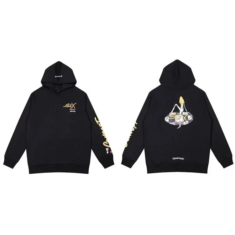 CH cross hooded sweatshirt is versatile and fashionable