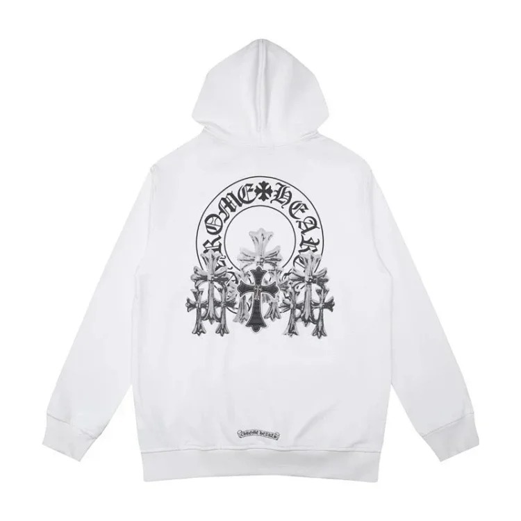 CH cross hooded sweatshirt is versatile and fashionable
