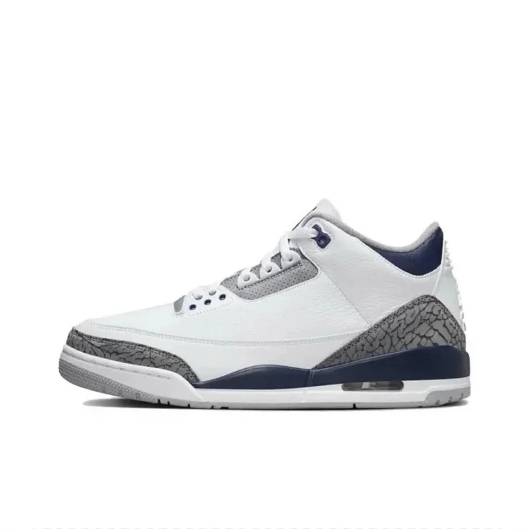AJ3 mid-range Hiroshi Fujiwara black and white Cardinal white wine red white cement small lightning white blue Wizards Lakers white orange white red small fear cool gray gray blue white brow