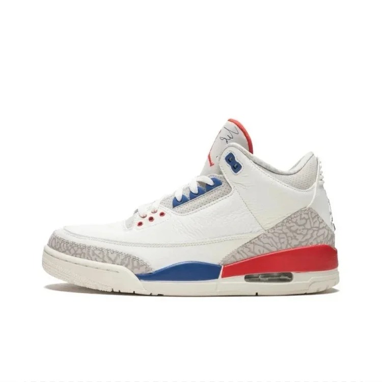 AJ3 mid-range Hiroshi Fujiwara black and white Cardinal white wine red white cement small lightning white blue Wizards Lakers white orange white red small fear cool gray gray blue white brow