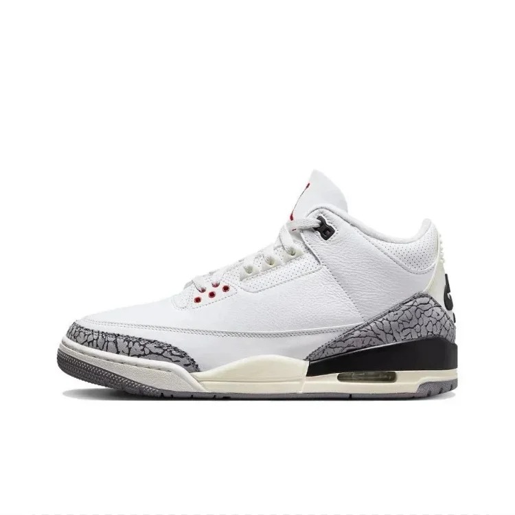 AJ3 mid-range Hiroshi Fujiwara black and white Cardinal white wine red white cement small lightning white blue Wizards Lakers white orange white red small fear cool gray gray blue white brow