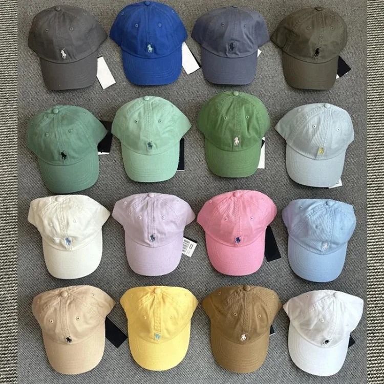Foreign trade Ralph Lauren Ralph hat baseball cap men's and women's peaked cap polo sports pony logo embroidery couple baseball cap