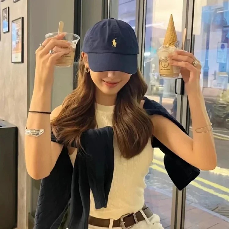 Foreign trade Ralph Lauren Ralph hat baseball cap men's and women's peaked cap polo sports pony logo embroidery couple baseball cap