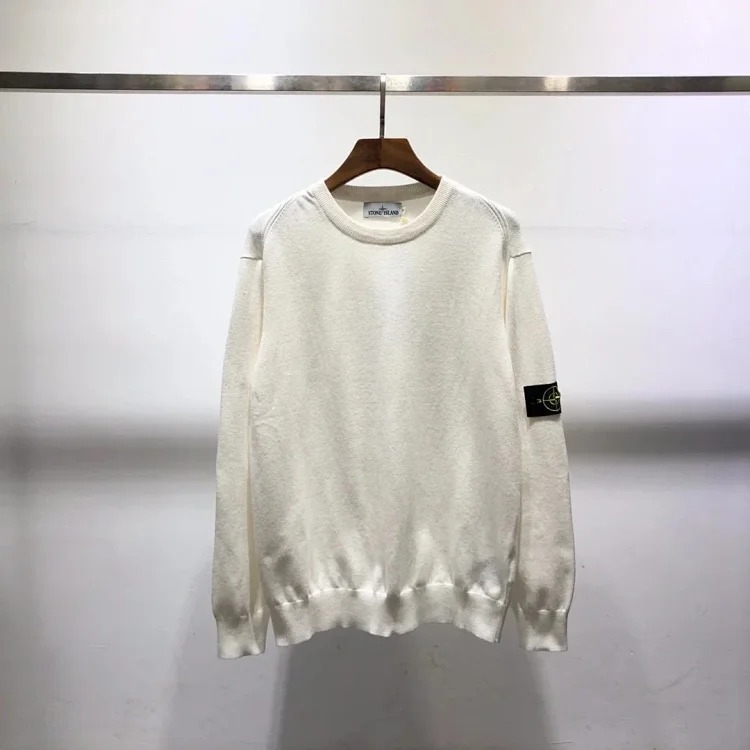 Cross-border Stone Island Autumn and Winter Sweater Basic Classic Armband Couple Round Neck Pullover Long Sleeve(pic8) Cross-border Stone Island Autumn and Winter Sweater Basic Classic Armband Couple Round Neck Pullover Long Sleeve