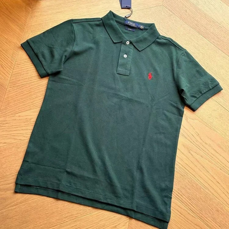 RL pony embroidered short-sleeved POLO shirt for men and women