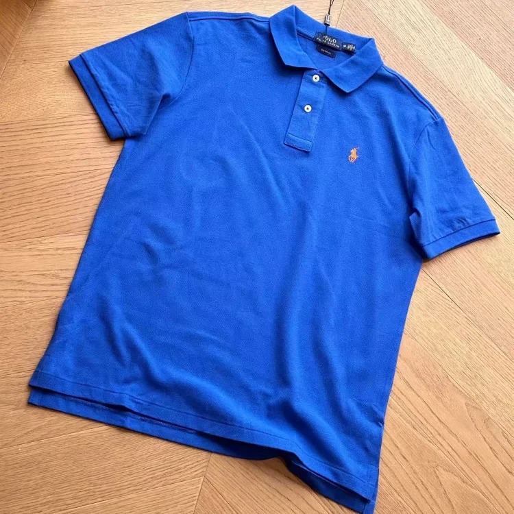 RL pony embroidered short-sleeved POLO shirt for men and women