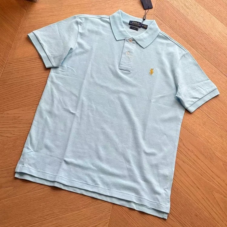 RL pony embroidered short-sleeved POLO shirt for men and women