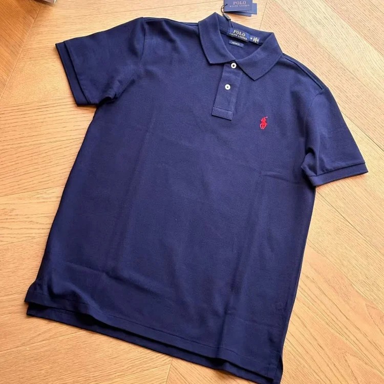 RL pony embroidered short-sleeved POLO shirt for men and women