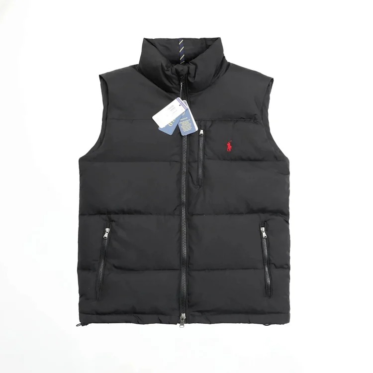 Ralph Lauren 2024ss classic water-proof down vest-original tag washed label