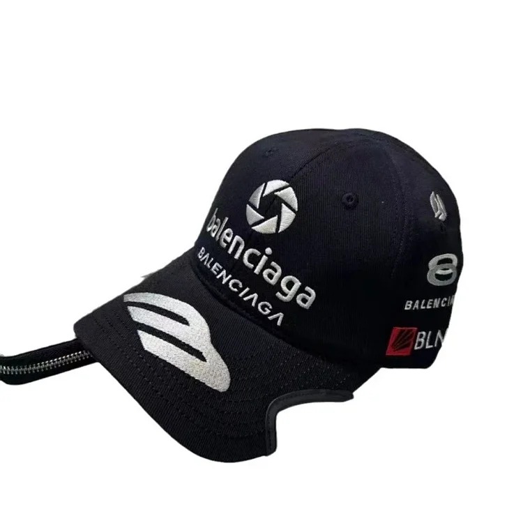 Blniegas Paris hat B house letter embroidery logo baseball cap for men and women sun protection peaked cap