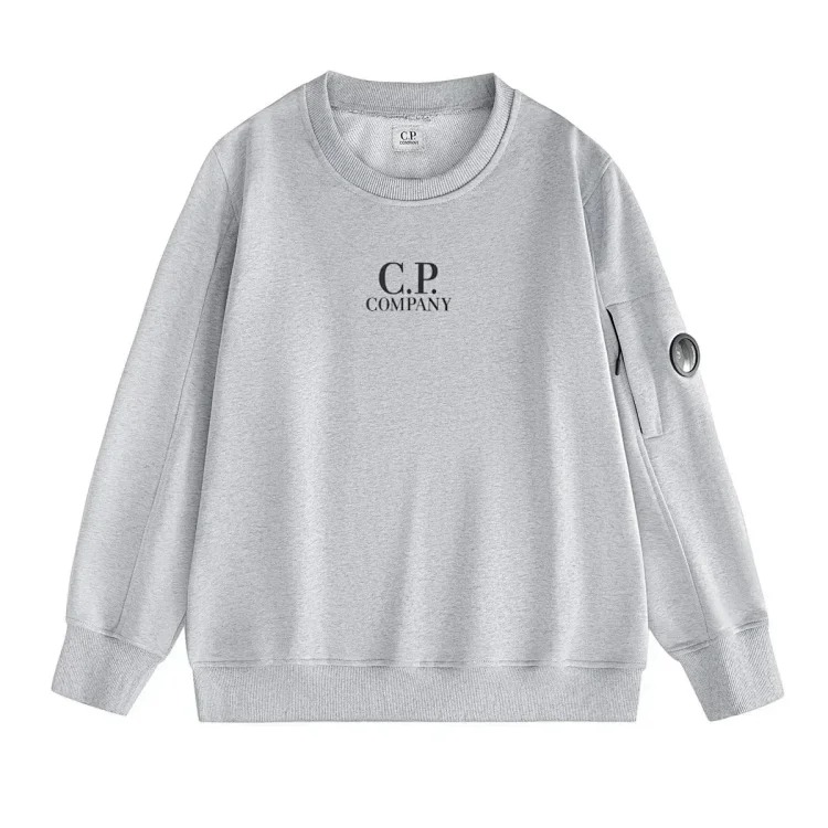 Casual loose round neck lens pullover sweatshirt