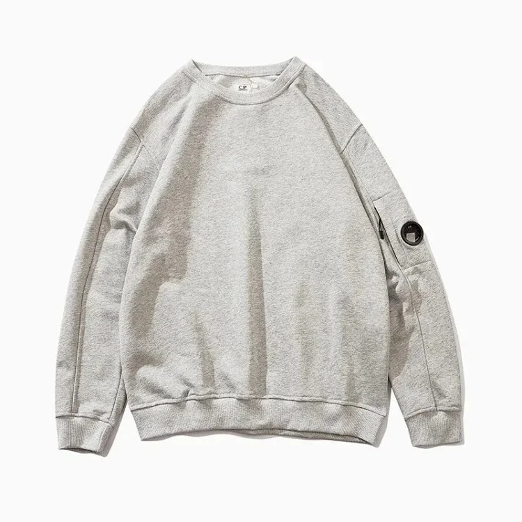 Casual loose round neck lens pullover sweatshirt