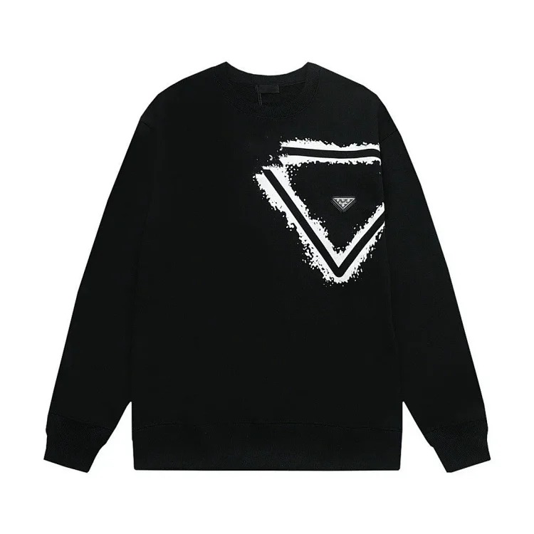 Correct version.Pulajia 24 series triangle label autumn and Pujia high men's and women's long-sleeved T-shirts and sweatshirts