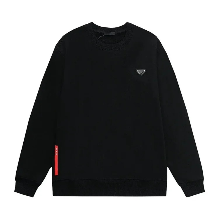 Correct version.Pulajia 24 series triangle label autumn and Pujia high men's and women's long-sleeved T-shirts and sweatshirts