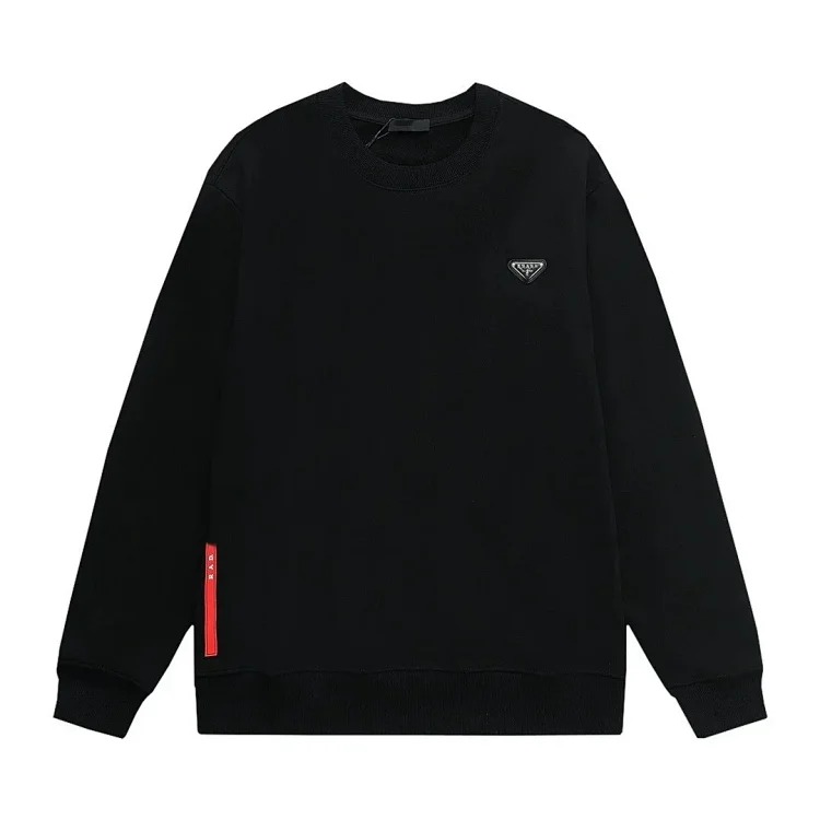 Correct version.Pulajia 24 series triangle label autumn and Pujia high men's and women's long-sleeved T-shirts and sweatshirts