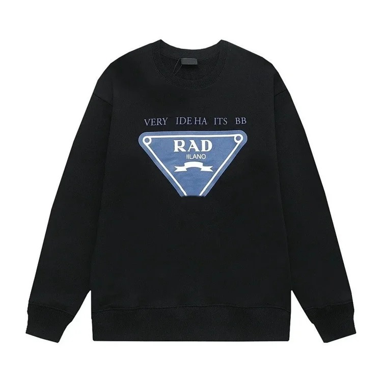 Correct version.Pulajia 24 series triangle label autumn and Pujia high men's and women's long-sleeved T-shirts and sweatshirts