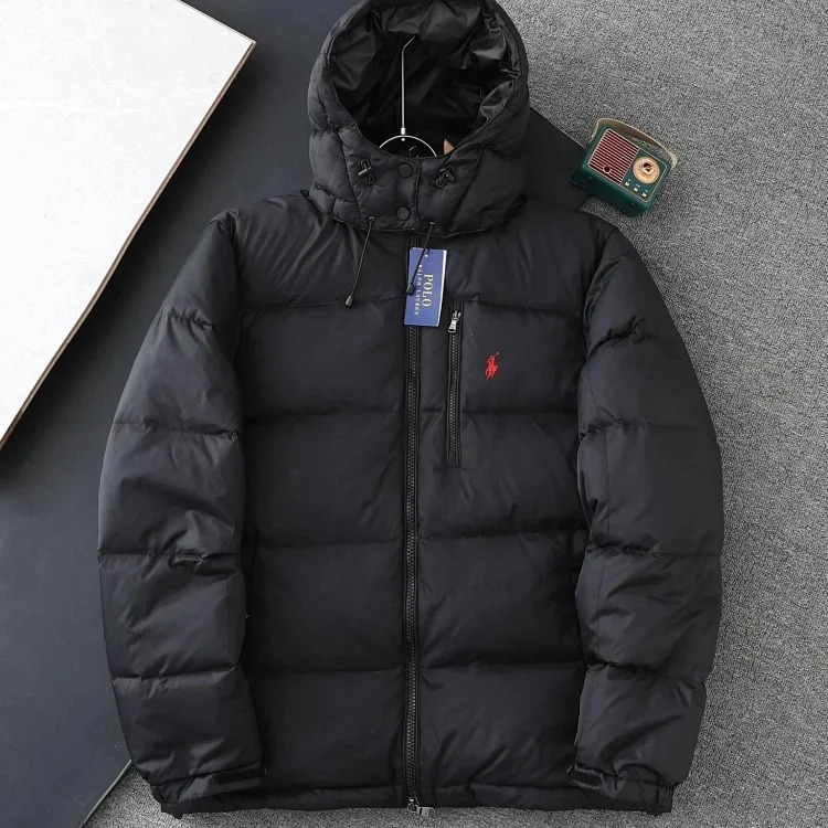 Style raff down jacket with removable hood down ph68