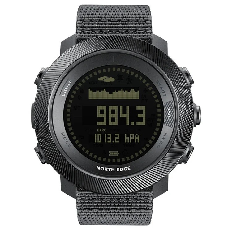 Men's outdoor sports waterproof smart watch altitude pressure compass temperature multi-function diving computer watch