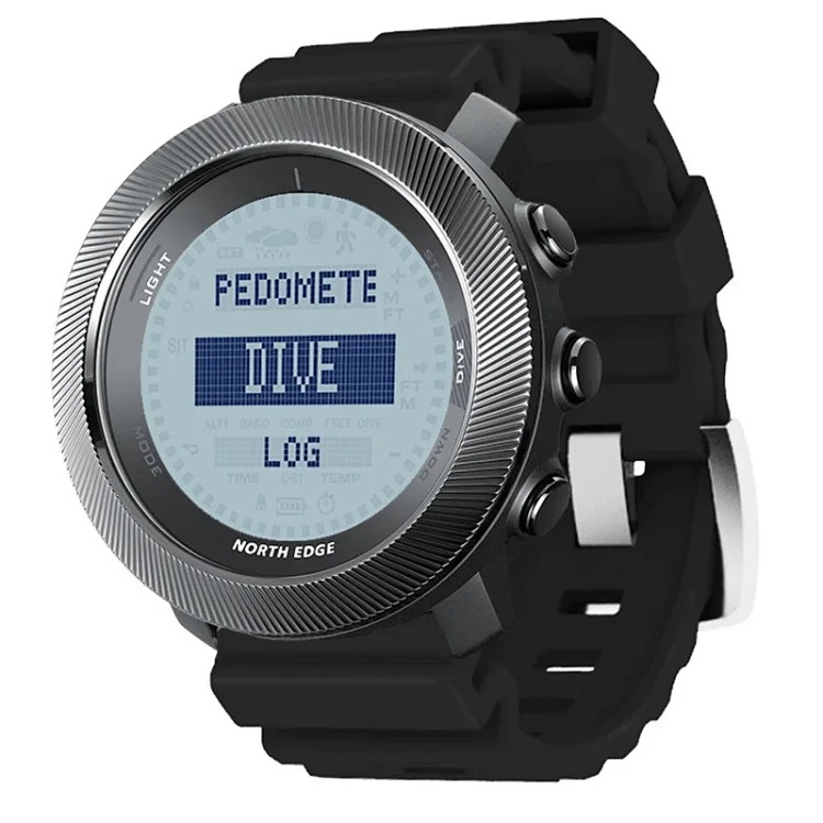 Men's outdoor sports waterproof smart watch altitude pressure compass temperature multi-function diving computer watch